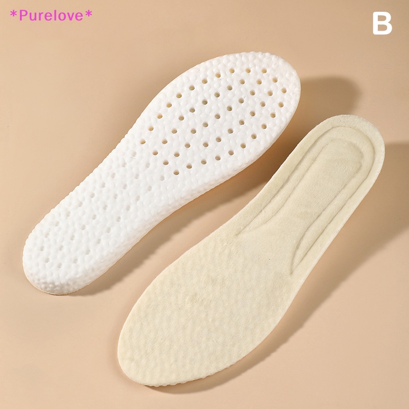 1 Cặp Đế Lót Giày Chất Liệu Cotton Dày Dặn Giữ Ấm Mềm Mại Dành Cho Nam Và Nữ Mới