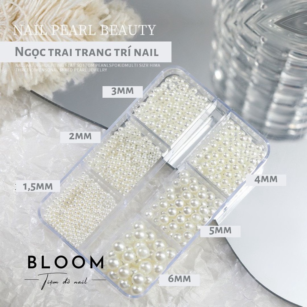 Hạt ngọc trai trang trí móng