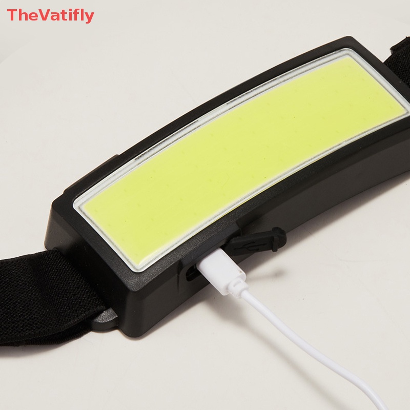 Đèn LED Cob Đeo Đầu Tích Hợp Sạc USB 1200mah Nhỏ Gọn Tiện Dụng