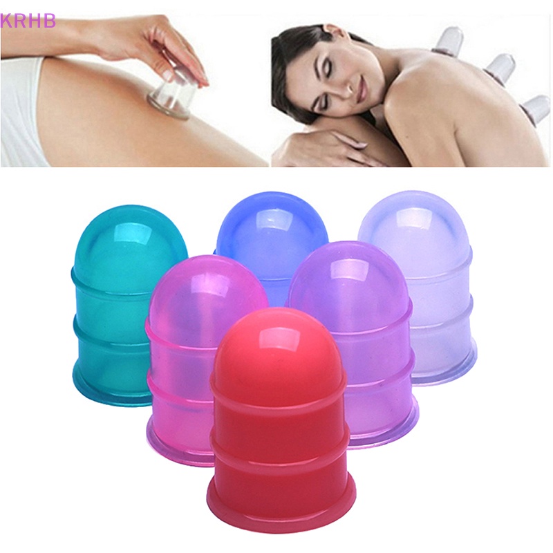 1 Cốc Giác Hơi Mát Xa Cơ Thể Bằng Silicon Chống Cellulite Mới