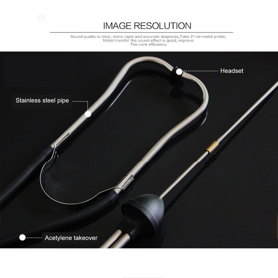 22.5 + 7CM Car Stethoscope Auto Engine Cylinder Stethoscope Hearing Tool