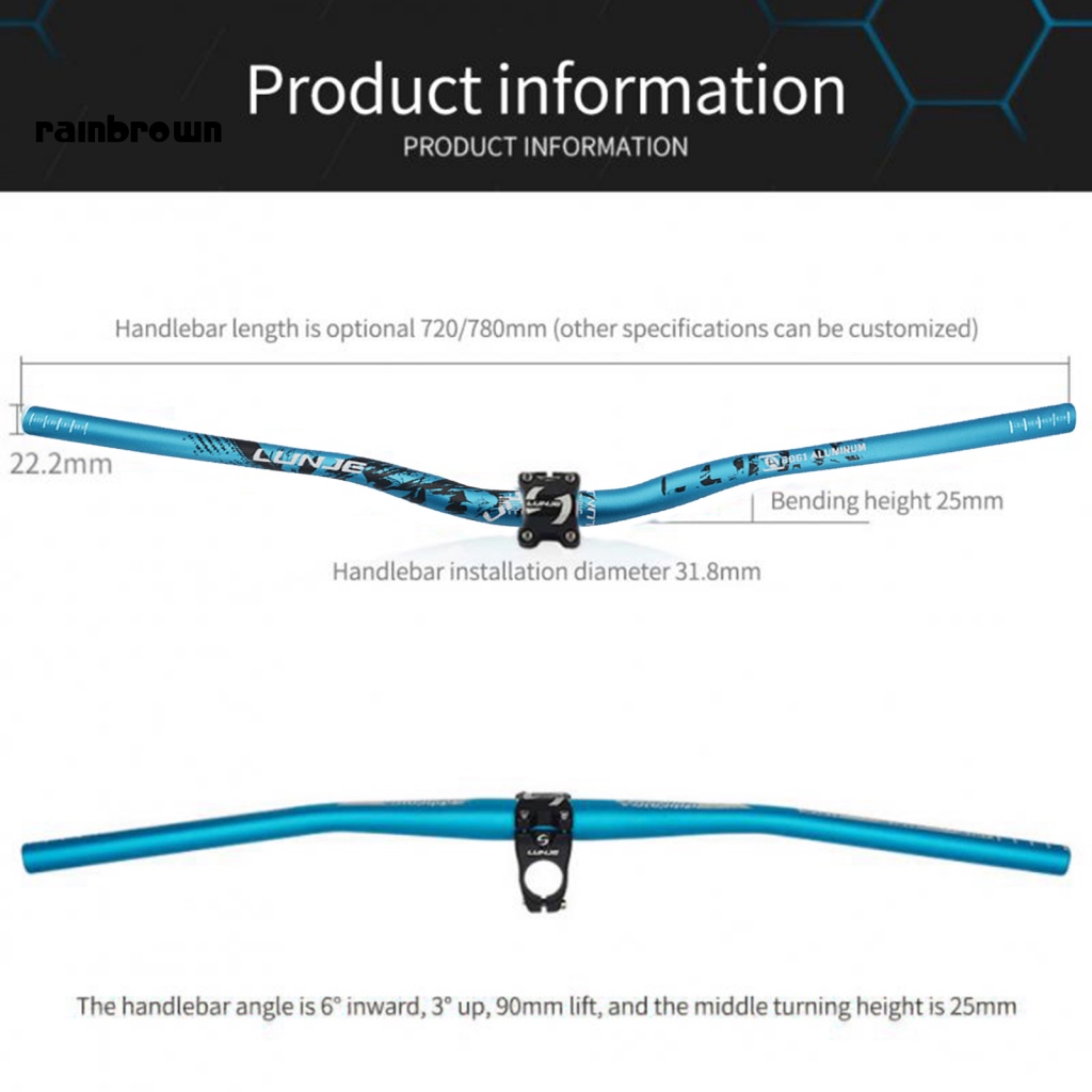 Tay Lái Tích Hợp Thanh Nâng Chống Va Chạm Siêu Nhẹ Cho Xe Đạp