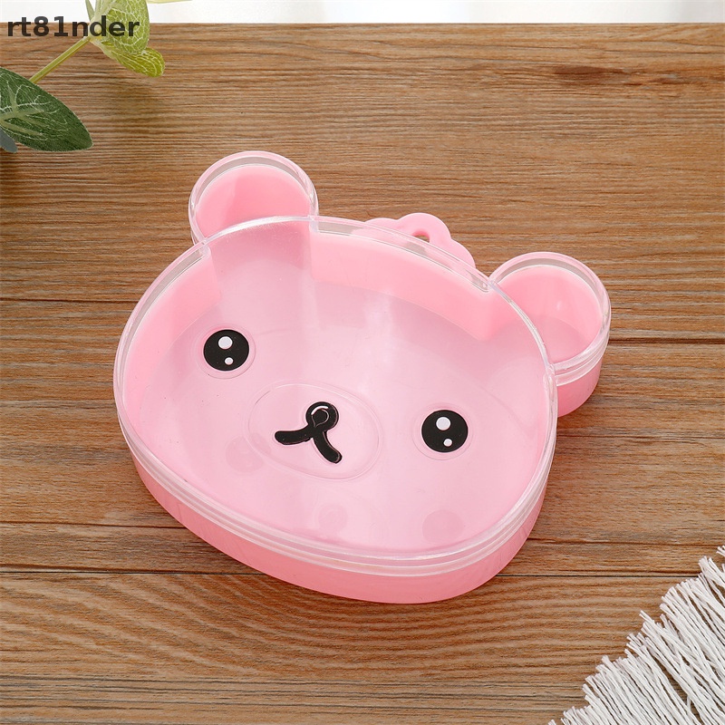 Rt Hộp Đựng Trang Sức Bằng Nhựa Hình Động Vật Hoạt Hình Dễ Thương