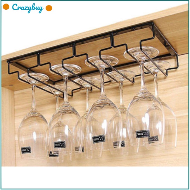 Cr Giá Sắt Treo Tường Đựng Ly Rượu Thủy Tinh Tiện Dụng