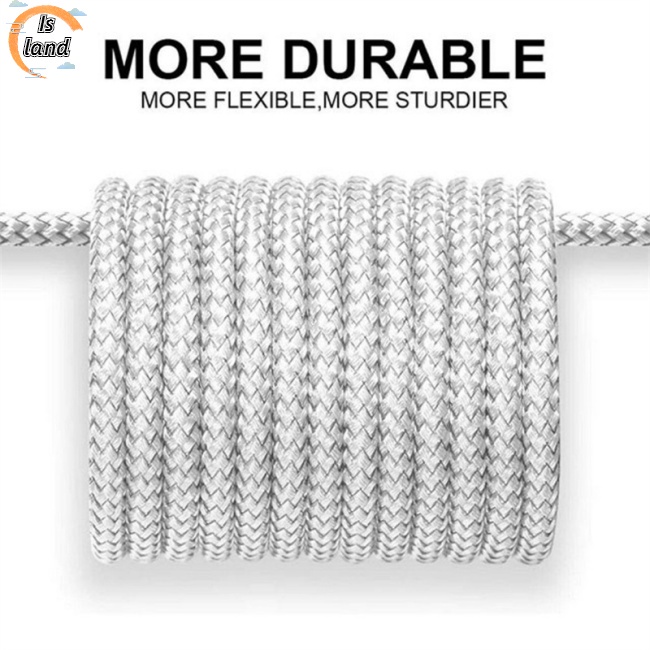 Dây Cáp Sạc Nhanh 2a Lõi Đồng 3 Trong 1 Chống Trầy Dành Cho Điện Thoại Di Động