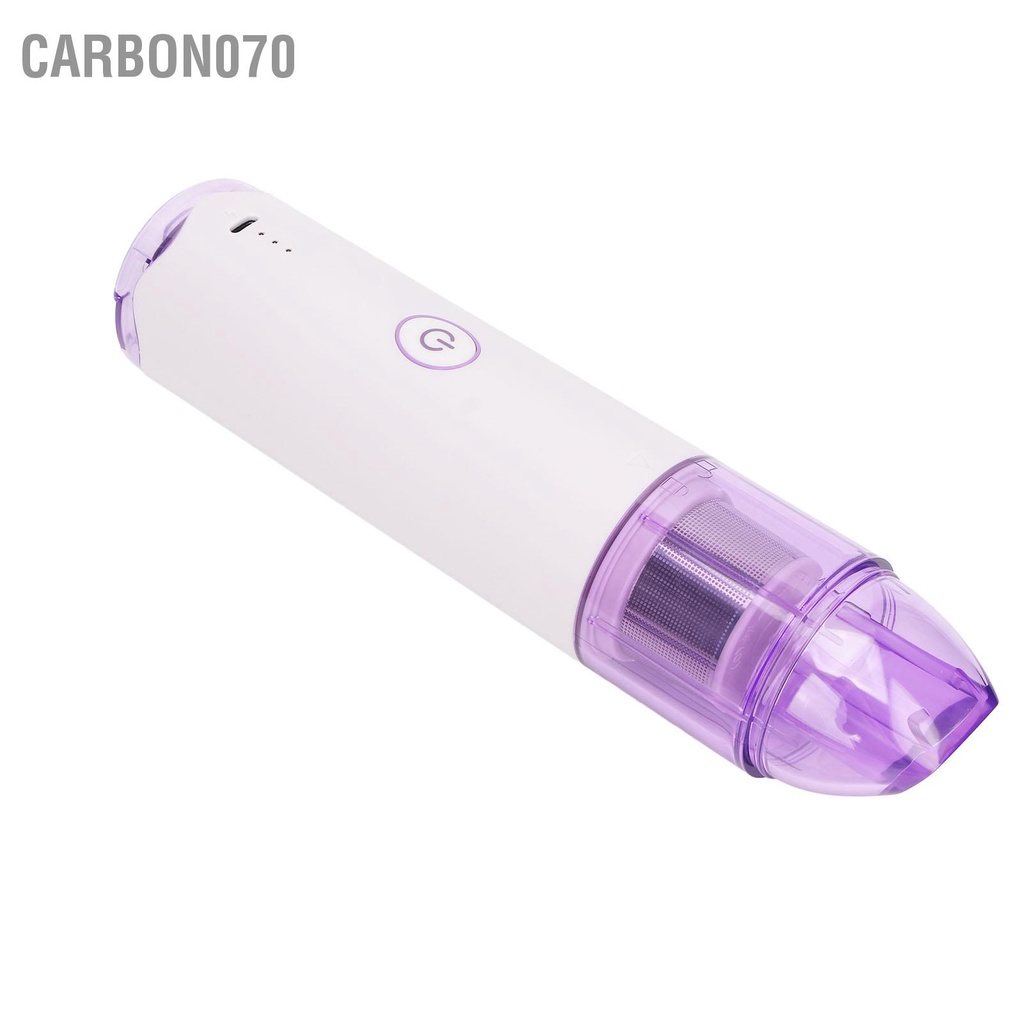 Carbon070 Máy Hút Bụi Ô Tô Không Dây Di Động Công Suất Cao 5000Pa Bơm Hơi Kép Sử Dụng Cầm Tay Mini