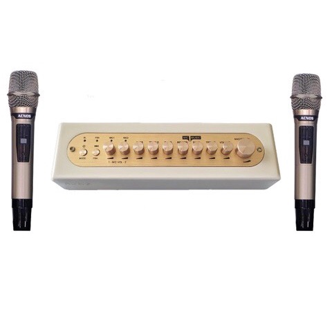 Bộ 2 Míc hát karaoke Vang số chỉnh cơ Acnos Mi30S/Micro Acnos MI30/Acnos Pro MIC1 cho loa di động và bộ dàn âm thanh