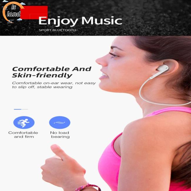 Tai Nghe Nhét Tai Bluetooth S6 Có Mic Đeo Cổ Phong Cách Thể Thao