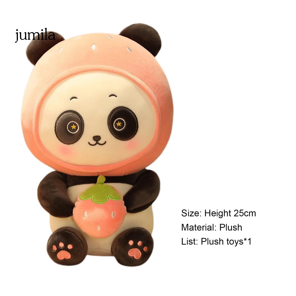 Đồ chơi nhồi bông Hình Gấu Trúc Giáng Sinh Dễ Thương 25cm