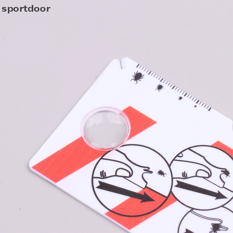 Thẻ Tick Di Động Kèm Kính Lúp Chuyên Dụng Loại Bỏ Ticks