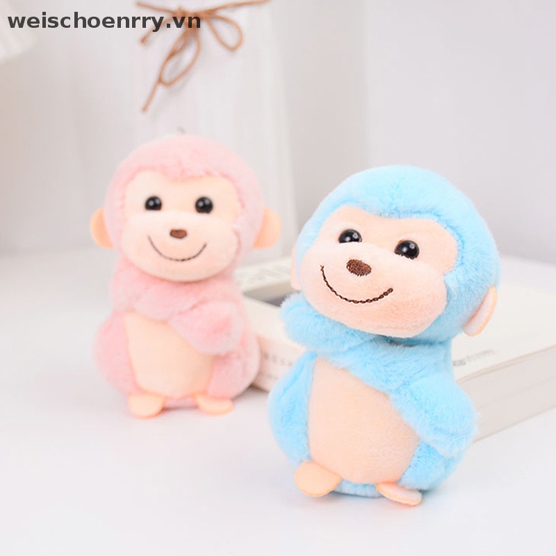 Móc Khóa Hình Khỉ Nhồi Bông Đáng Yêu