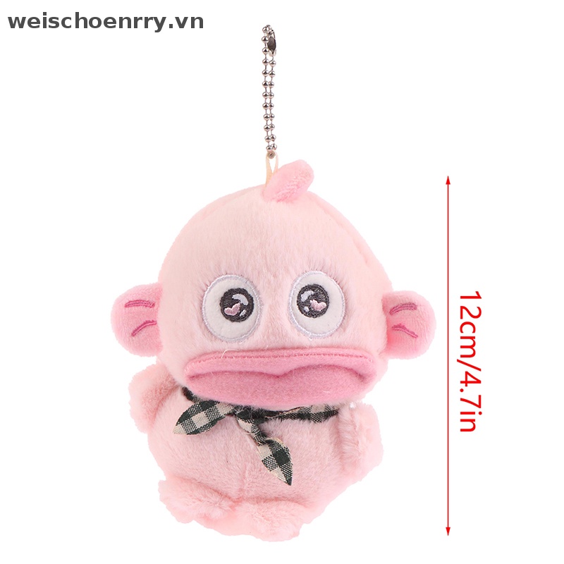 Móc Chìa Khóa Hình Khỉ Nhồi Bông 12cm Dễ Thương