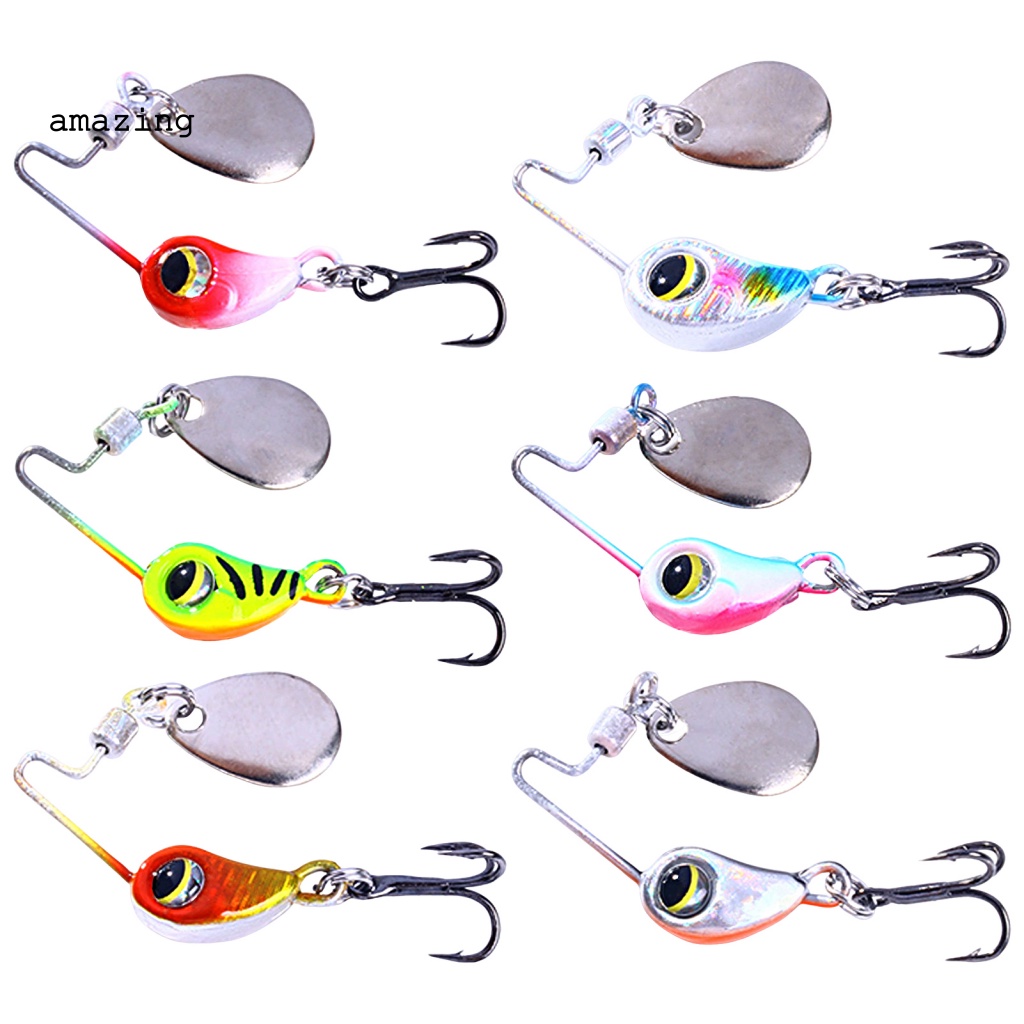 Mồi Câu Cá 6cm 4g / 8g Mắt 3D Màu Sắc Tươi Sáng Chống Va Chạm