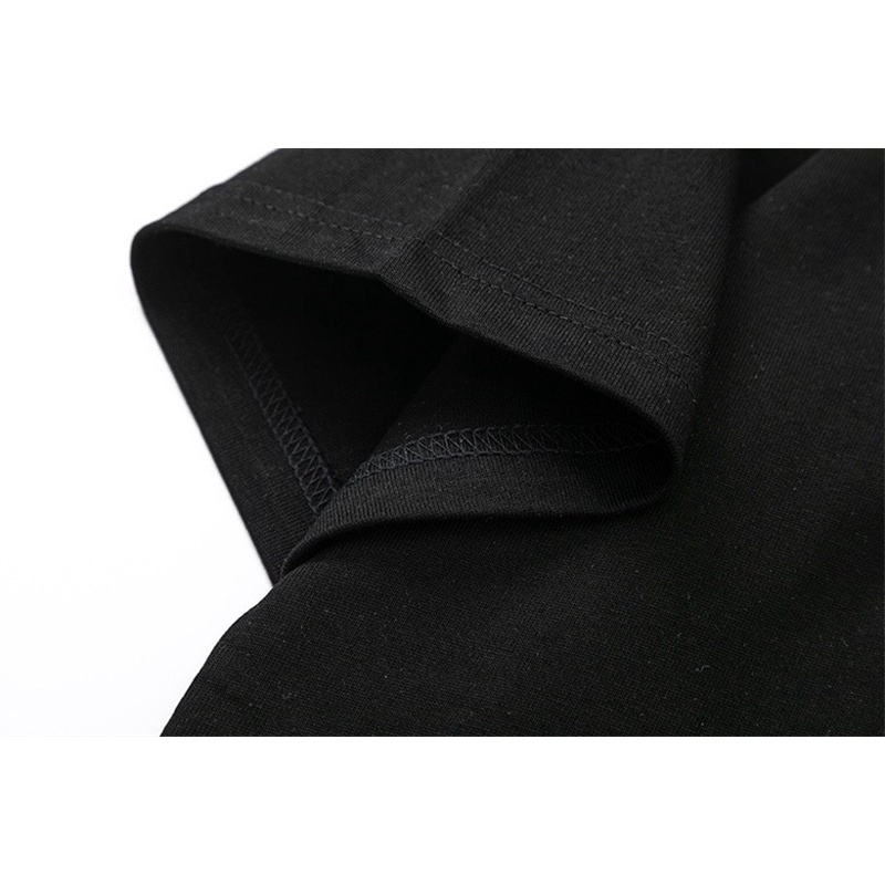 M-l &amp; - Áo Thun Tay Ngắn Thêu logo Trước Ngực Thời Trang Đường Phố Mới Nhất