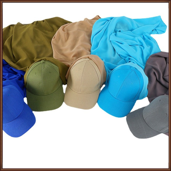 Mũ Lưỡi Trai Chiffon Chống Nắng Hai Chức Năng Màu Trơn Đơn Giản Thời Trang Đi Biển Mùa Hè Cho Nữ