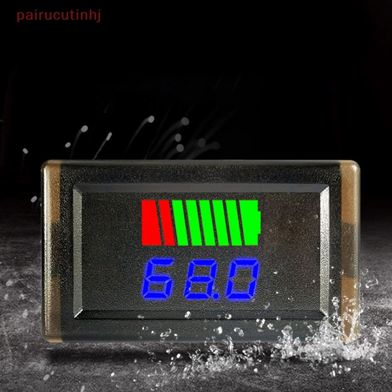 Cặp Đồng Hồ Đo Mức Sạc Pin Lithium 12V-72V Cho Xe Hơi