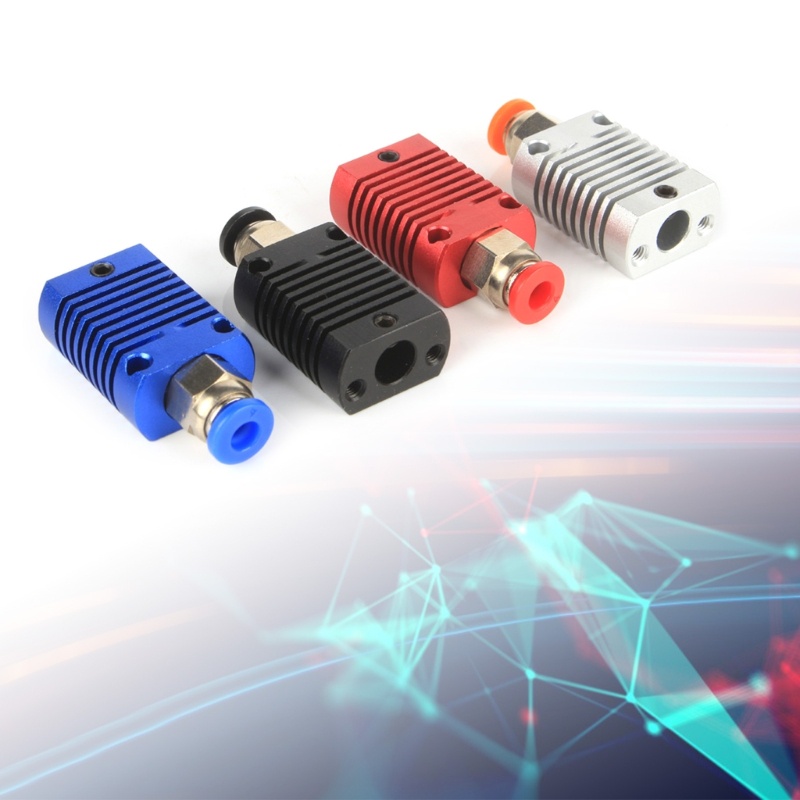 Bộ Phận Tản Nhiệt Bằng Kim Loại mk10 CR10 E3DV6 Mk8 / mk10 1.75MM 3mm Cho Máy In 3D