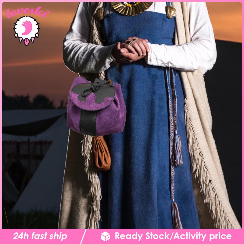 Túi Đeo Thắt Lưng Phong Cách Trung Cổ Dành Cho Nam Và Nữ