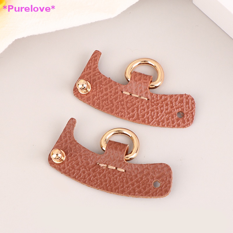 Set 2 Dây Đeo Túi Xách Mini Bằng Da Không Cần Đục Lỗ Mới