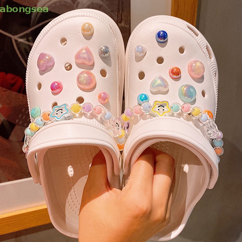 1 Bộ Phụ Kiện Trang Trí Giày Màu Kẹo Có Thể Tháo Rời Bongsea