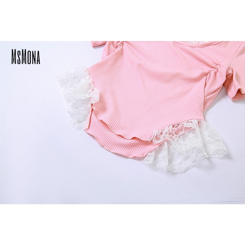 Áo Thun Tay Ngắn Cổ Tròn Màu Trơn Dáng Ôm Thời Trang 2023 Quyến Rũ Cho Nữ