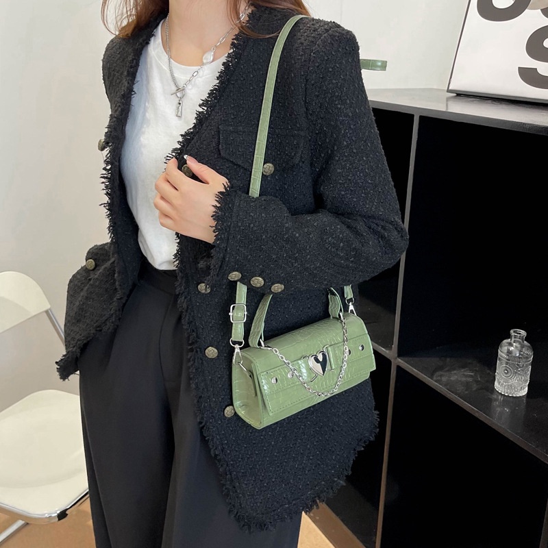 Túi Đeo Vai Túi Đeo ChéoTúi xách nữ Vai Mùa Thu 2023Phong Cách retro Đơn Giản Hợp Thời Trang