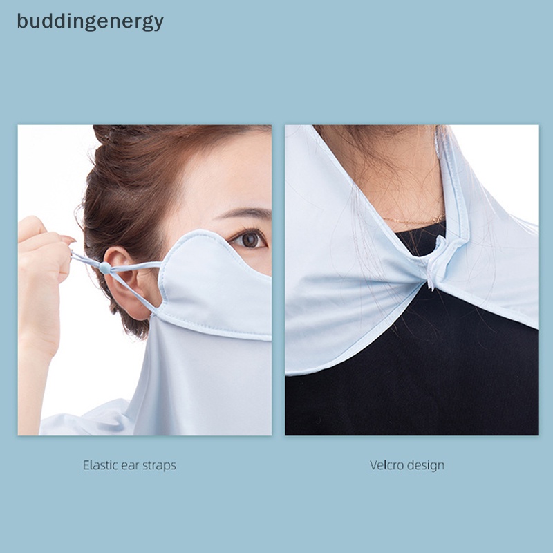 Khẩu Trang Lụa Lạnh Chống Tia UV Thoáng Khí Bảo Vệ Tai Và Cổ