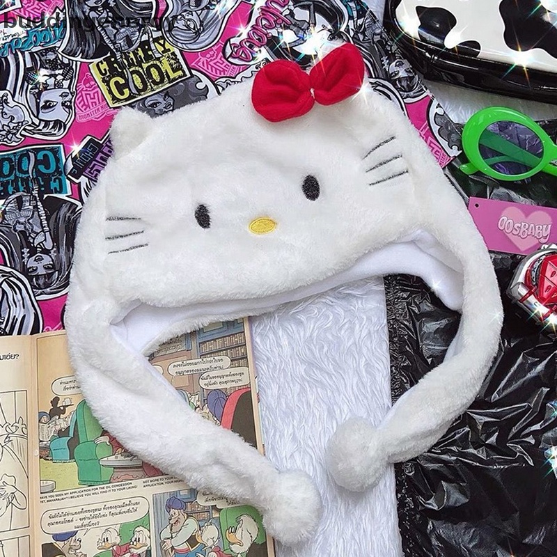 {BUDDI} Mũ Lông Giữ Ấm Mùa Thu Đông {BUDDI} Mũ Giữ Ấm {BUDDI {BUDDI} Hello kitty Ngọt Ngào Đáng Yêu