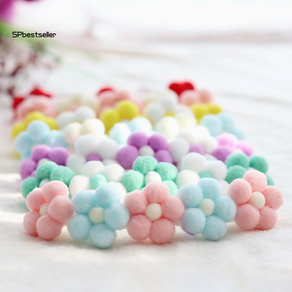 Vòng Cổ Gắn Quả Bông Bằng Vải Bông Dệt Tay Có Thể Điều Chỉnh Cho Thú Cưng