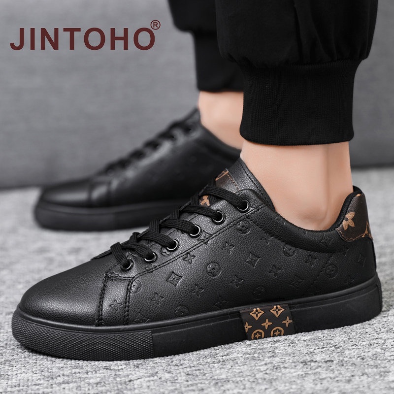 Giày Thể Thao Vải Canvas Phối Da Cao Su Chống Trượt Thời Trang Cho Nam