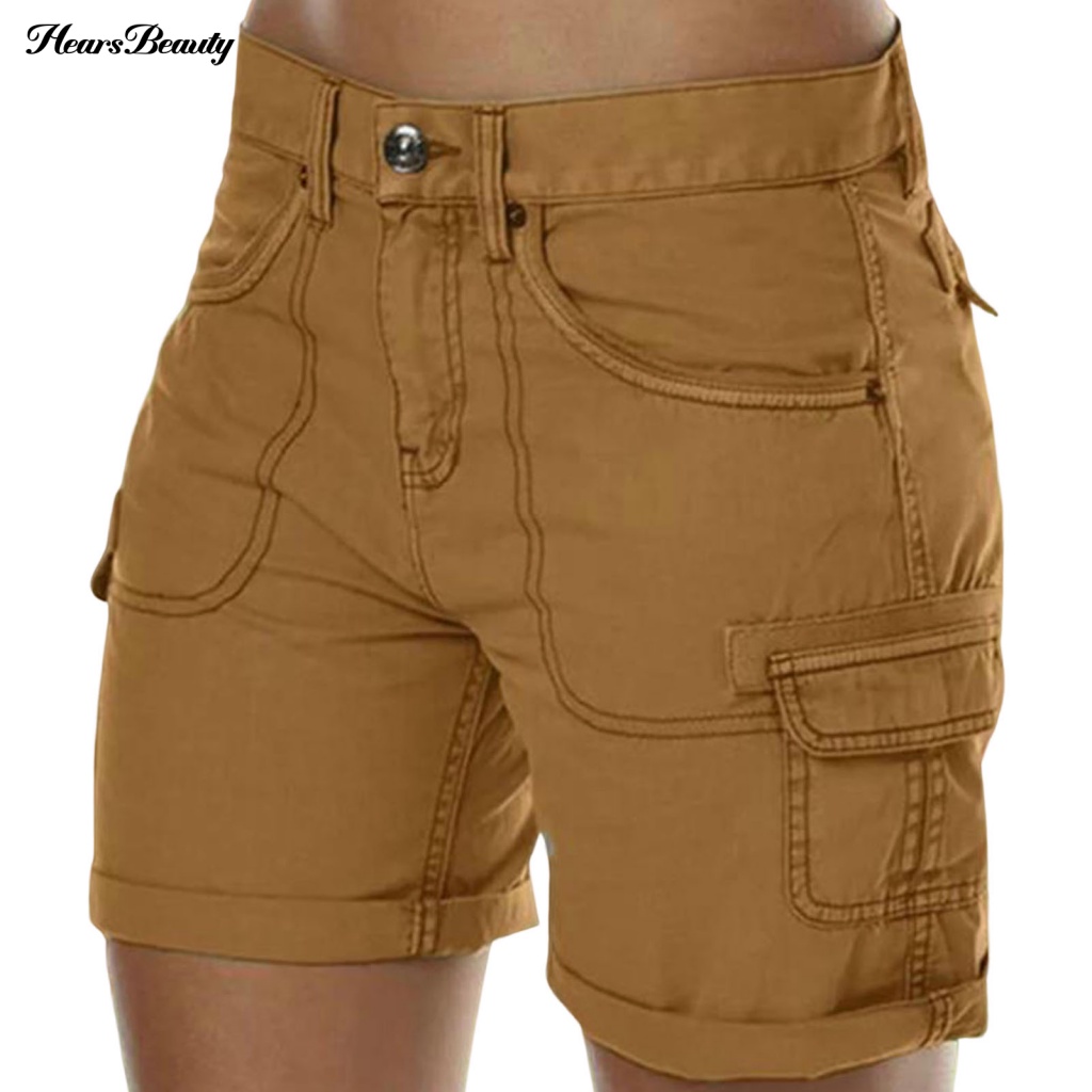 Quần Short Mỏng Phối Túi Cá Tính Thời Trang