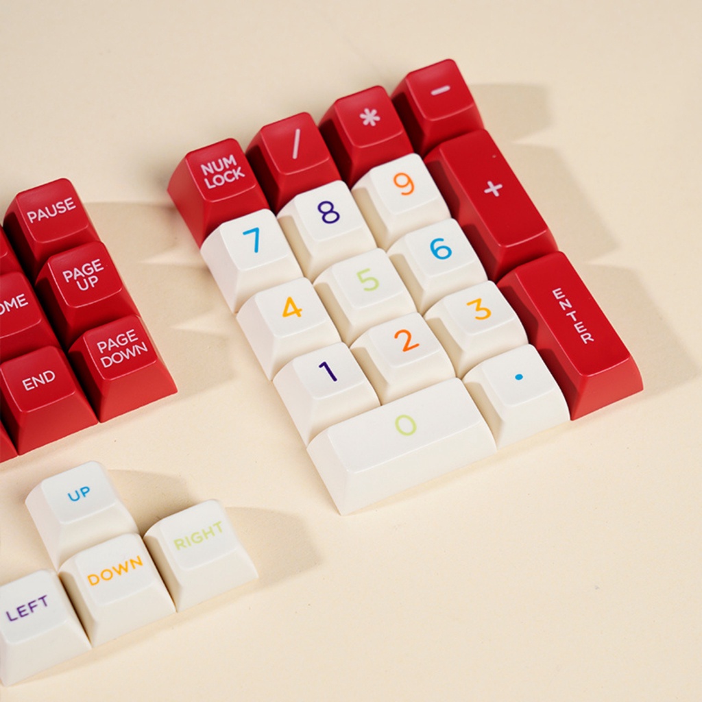 Bộ keycap SA Colourful Dream tráng men siêu đẹp | Nút bàn phím cơ | Profile SA