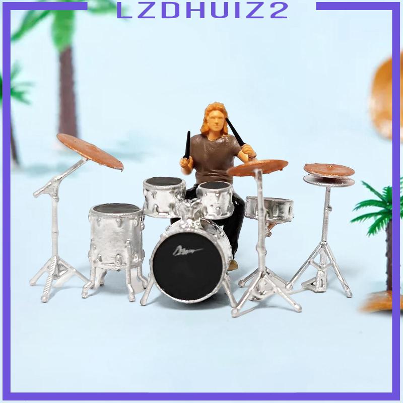 Mô Hình Nhạc Rock Màu Đen Tỉ Lệ 1 / 64