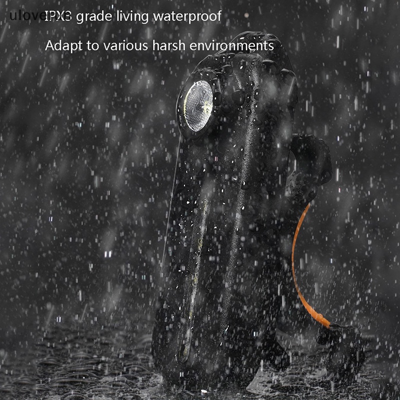 Uloverun Đèn LED Màu Đỏ Xanh Dương Cảnh Sát Đeo Vai Có Kẹp Sạc USB vn