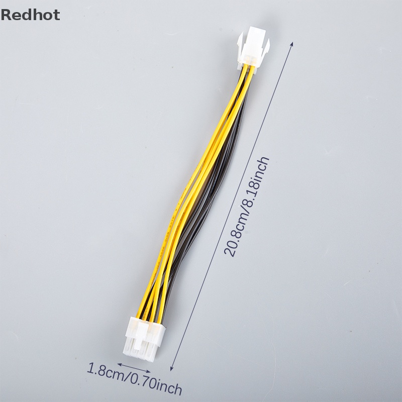 Cáp Nguồn Nối Dài Chuyển Đổi Từ 4Pin Sang 8Pin Cho Bo Mạch Chủ CPU Máy Tính