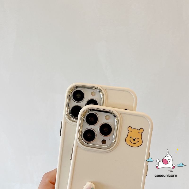 DISNEY Ốp Điện Thoại Viền Kim Loại Sang Trọng Cho IPhone 14 11 12 13 Pro MAX X XR 7 8 Plus XS MAX