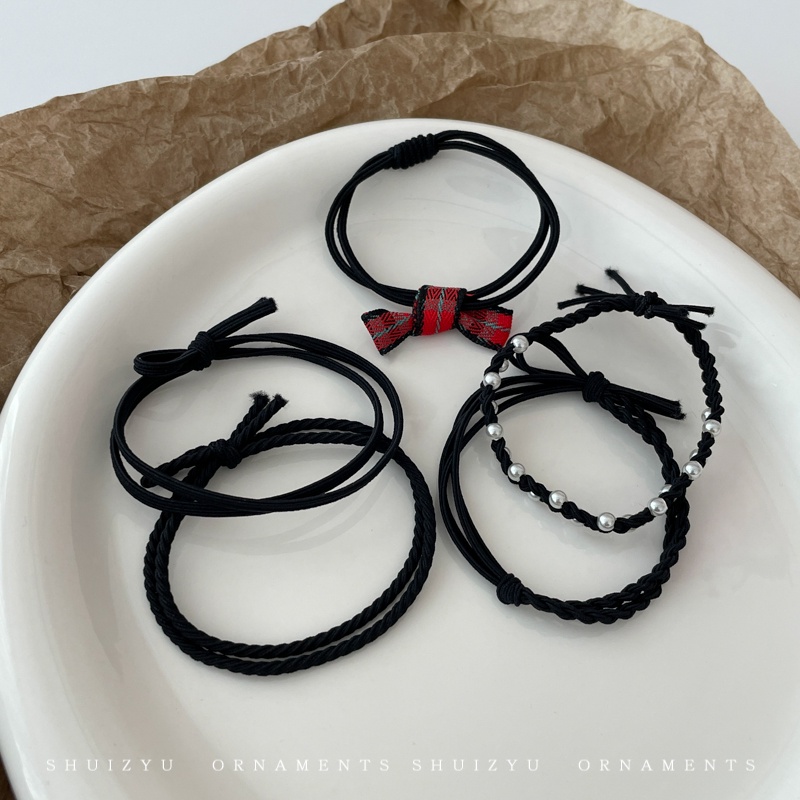 Băng Đô Cài Tóc Bằng Da Co Giãn Thời Trang Mùa Hè 2023