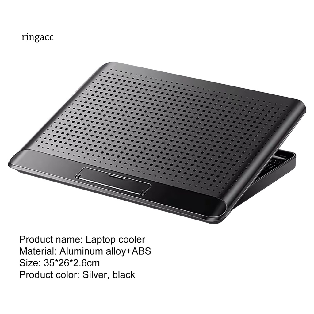 Giá Đỡ Tản Nhiệt Hai Cổng USB Không Ồn Có Thể Điều Chỉnh Cho Laptop / Notebook