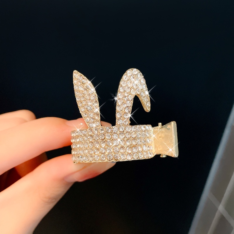 Kẹp Tóc Kim Loại Màu Bạc Thời Trang Hàn Quốc Chất Lượng Cao