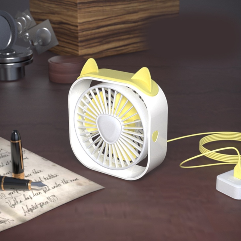 Quạt Làm Mát Để Bàn 3 Tốc Độ Nhỏ Gọn Nguồn USB Cho Văn Phòng / Phòng Ngủ