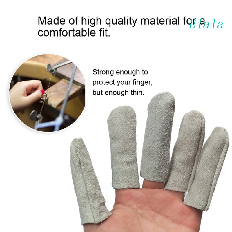 Set 5 Vỏ Bọc Ngón Tay Chống Bỏng Khi Cắt Làm Trang Sức