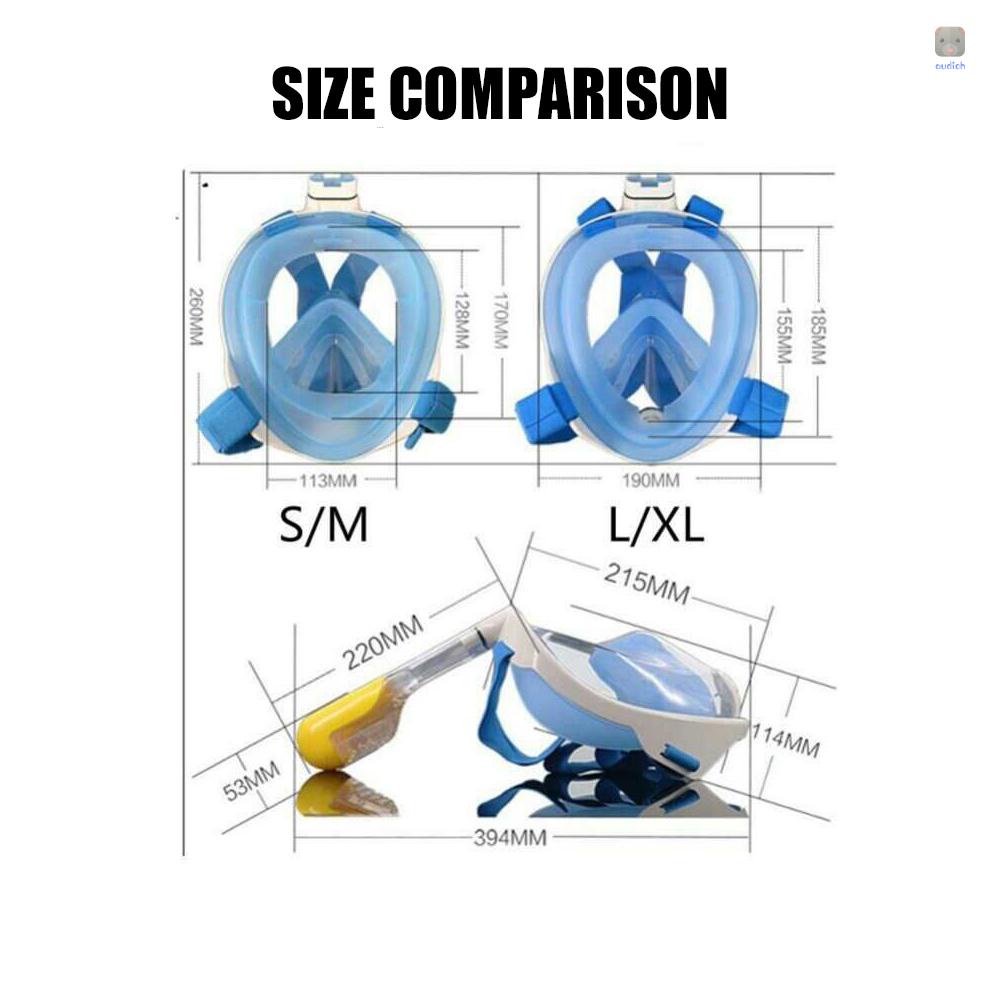 Toàn Bộ Mặt Nạ Lặn Chống Sương Mù Có Thể Tháo Rời