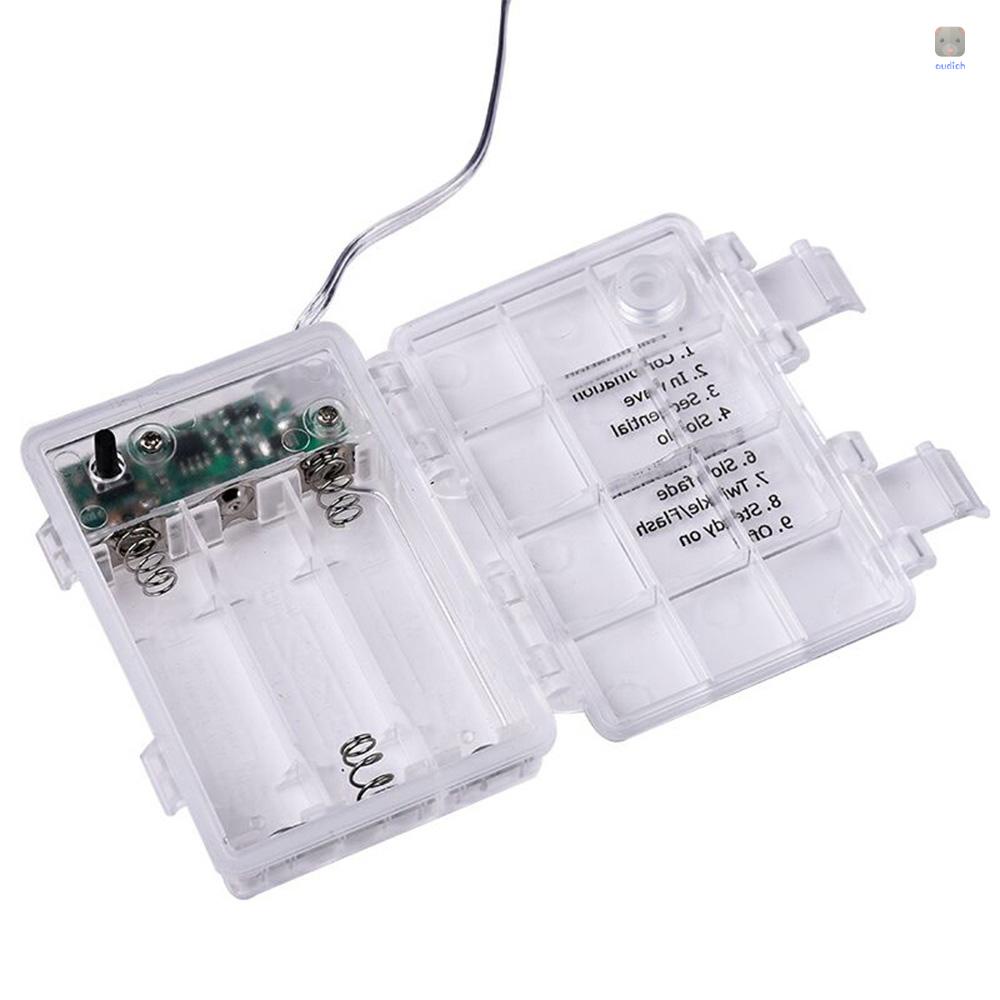 Dây Đèn Led BZ208 10M 100 Bóng 8 Mẫu Trang Trí Sân Vườn