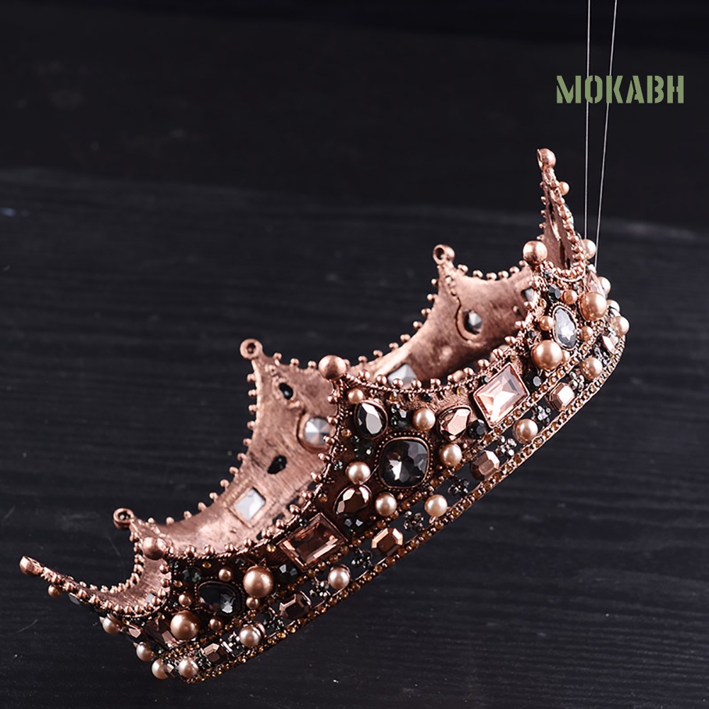 Cài Tóc Hình Vương Miện Nữ Hoàng Phong Cách Baroque Cổ Điển