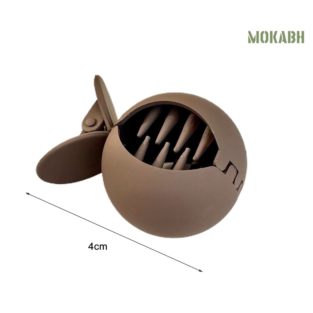 Kẹp Tóc Đuôi Ngựa Màu Trơn Chống Trượt Tiện Dụng