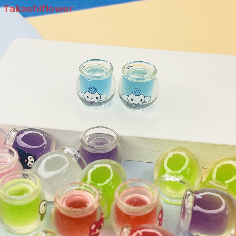 Set 5 Mô Hình Bình Mật Ong Mini Bằng Nhựa Resin Phát Quang Để Bàn Trang Trí Đa Ứng Dụng