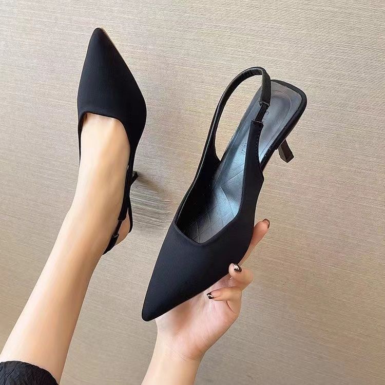 Sandal Cao Gót Mũi Nhọn Thiết Kế Mới Thời Trang 2023 Dành Cho Nữ