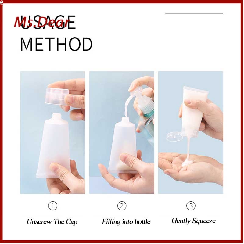 Tuýp Nhựa Chiết Mỹ Phẩm - Tuýp Đựng Kem Đánh Răng, Dầu Gội, Sữa Tắm, Sữa Rửa Mặt... Túi chiết mỹ phẩm du lịch đựng dầu gội tiện lợi có thể tái sử dụng