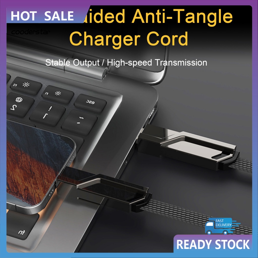 Dây Cáp Sạc Điện Thoại Hai Đầu Chống Rối Tiện Dụng