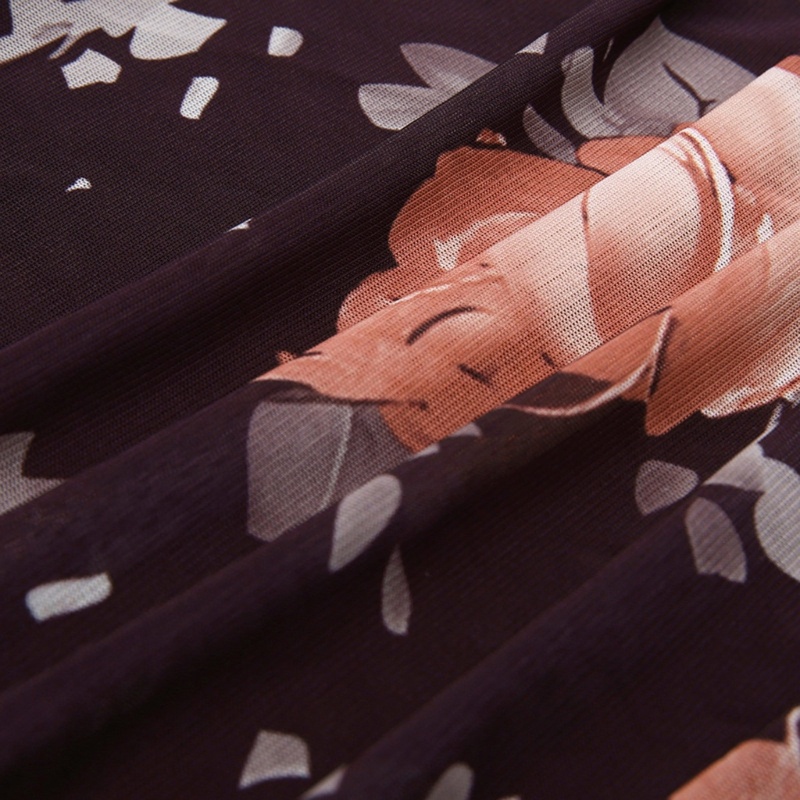 Đầm Ôm Dáng Không Dây In Họa Tiết Hoa Quyến Rũ Dành Cho Nữ